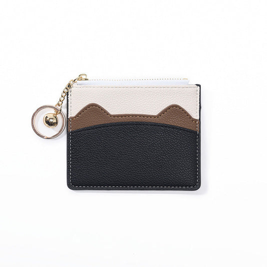 Solid Color New Japanese And Korean Style Thin Women's Wallet