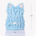 Cute Cat Ears Hair-Drying Towel Bath