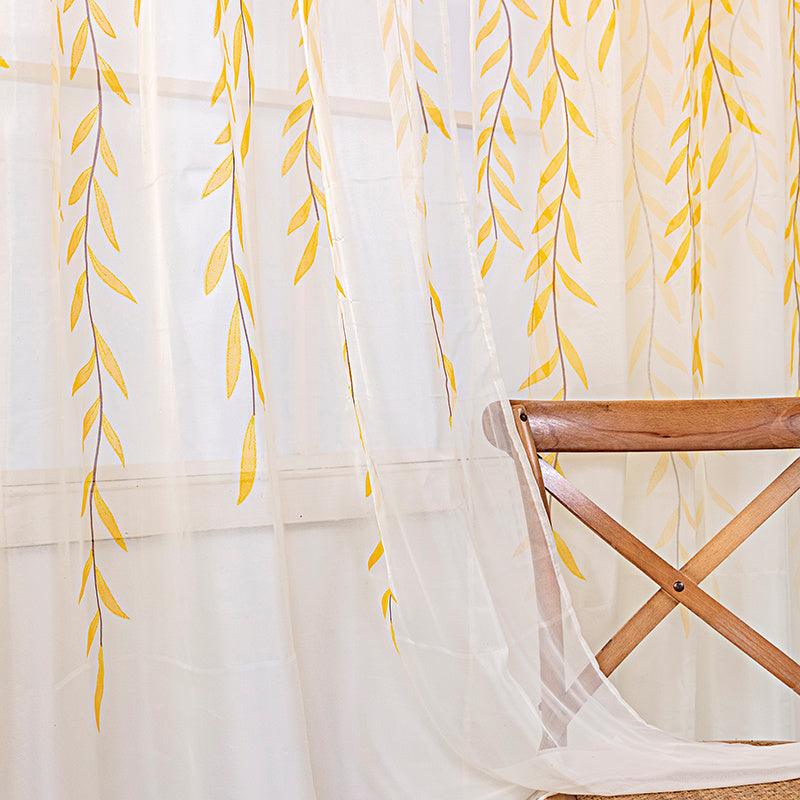 Inverted Willow Wicker Offset Printing Curtains Printing Window Screens Living Room Balcony Window Screens