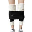 Plus Fleece Outer Wear Autumn And Winter Thick High Waist Leggings Women