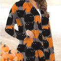 Women's Casual All-match Halloween Theme Coat