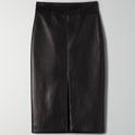 French Style Temperament All-matching Leather Skirt Women
