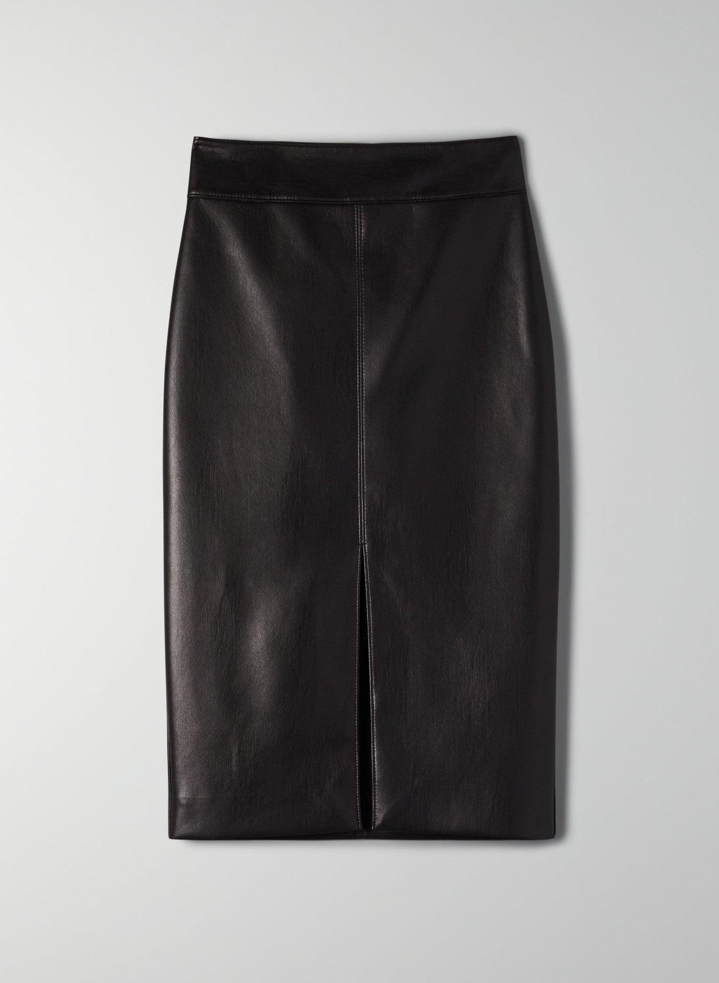 French Style Temperament All-matching Leather Skirt Women