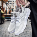 Korean Style Flying Woven Sports Men's Shoes Breathable