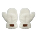 Fleece-lined Mittens Plush Autumn And Winter Warm Gloves