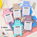 Cartoon Bear Calculator Student Mini-Portable