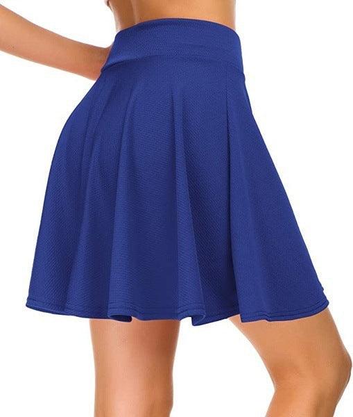 Women's Basic Solid Color Casual Skirt
