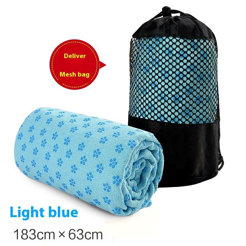 Home Anti Slip Particle Sweat Absorbing Yoga Towel