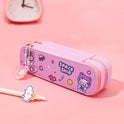 ins cartoon pencil case cute astronaut double-layer pencil case