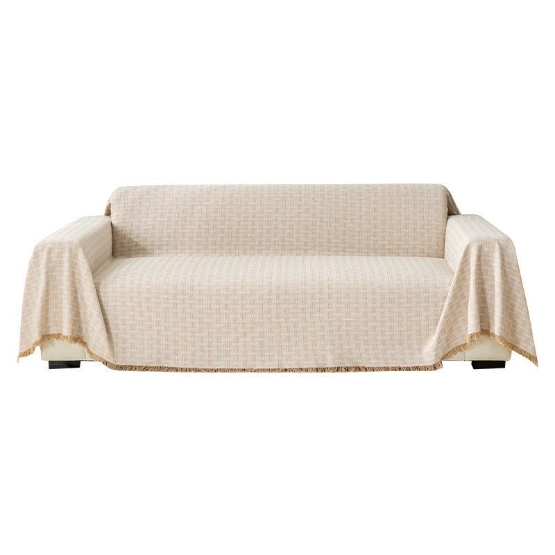 Cream Style Sofa Cover Cloth Four Seasons Universal All-inclusive Sofa Cover