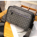 Plaid Fashion Shoulder Street Trendy Small Crossbody Bag Leisure Commute Small Square Men's Bag