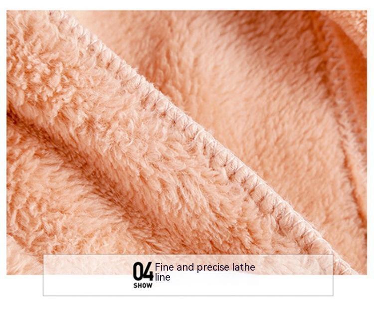 Warm Suit Women's Thick Coral Fleece Loungewear Suit