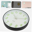 12'' Wall Clock Large Quartz Silent Luminous Glow In The Dark Indoor Home Office