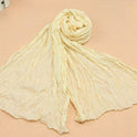 Bali Pure Cotton Yarn Fold Scarf Children Candy Color Autumn