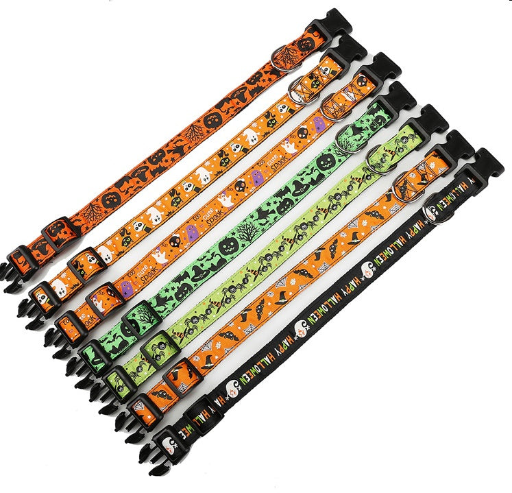 Halloween pet collar