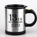 Automatic Stirring Glass Lazy Electric Mug Stainless Steel Electric Rotating Coffee Cup
