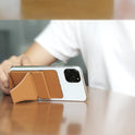 Invisible card phone holder