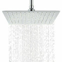 12 Large Square Shower Head Chrome Stainless Steel Rainfall Overhead Bathroom   The UK Does Not Include VAT, Which Needs To Be Borne By Oneself. Please Consider Carefully Before Placing An Order