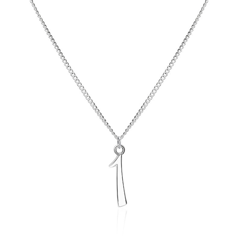 Arabic lucky number hair pendant