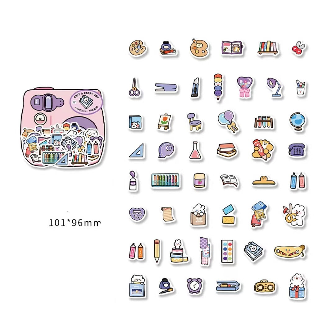 Sticker Pack Little Life Home Series Hand-painted Cartoon Hand Tent Stickers 100 Sheets