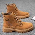 Round toe side zipper casual Martin boots