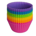 Nonstick Reusable Silicone Cupcake Liners Baking Cups 12 Pieces