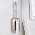 Wall-mounted toilet-free toilet brush set