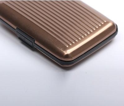 Aluminum alloy card package waterproof and magnetic card package