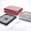 Portable casserole cutlery storage box