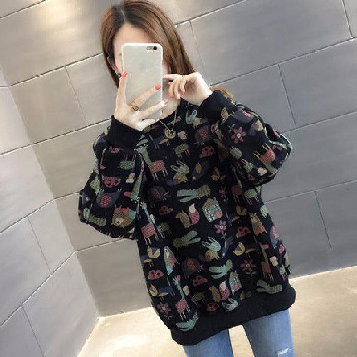 Early autumn loose long sleeve thin sweater