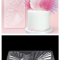 Transparent Palm Leaf Chocolate DIY Cake Decoration Plastic Mold