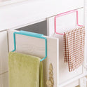 Towel Hanging Rack Holder Free Nail For Cabinet Cupboard