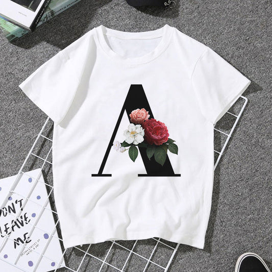 ABCD monogrammed T-shirt