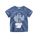 Summer Boys' New Style Children's T-Shirt Short Sleeve Top