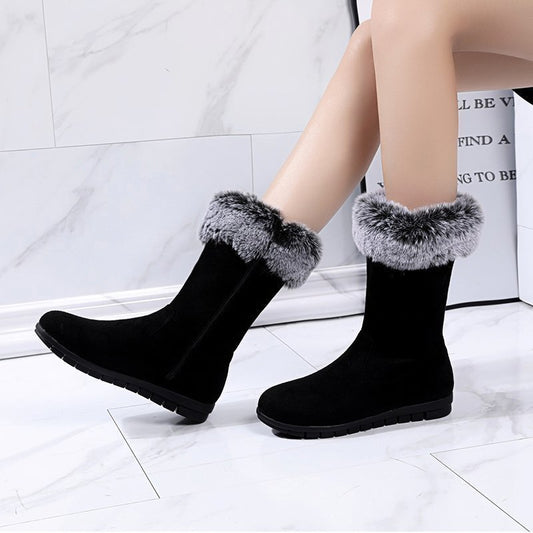 Plus velvet thick warm snow cotton shoes