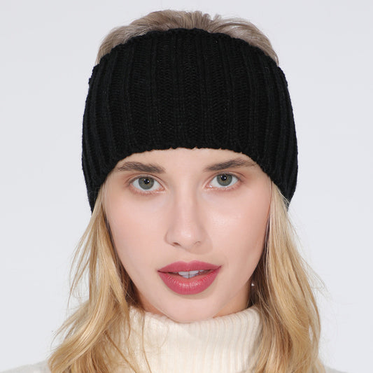 Knitted Hairband Ladies Air Top Ponytail