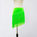 Women's SkirtLatin Dance Tassel Skirt For Women's Adult Short Skirt