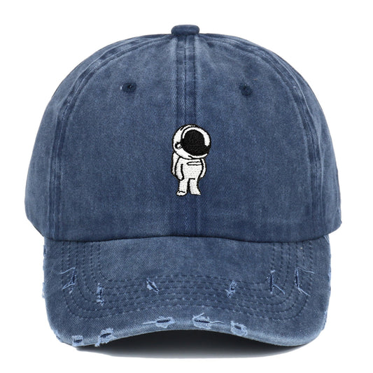 Spaceman Washed-out Vintage Distressed Baseball Cap