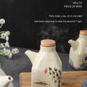 Chinese Style Ceramic Sauce Dipping Bottles