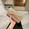 Gold Fashion Envelope Clutch