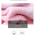 Women's Absorbent Thickened Cute Coral Fleece Soft Hair-drying Cap