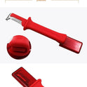 Red Wire Stripper Manual Hide Skinning Knife Insulated Conductor Peeler Electrical Cable Insulation Hide Skinning Knife