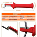 Red Wire Stripper Manual Hide Skinning Knife Insulated Conductor Peeler Electrical Cable Insulation Hide Skinning Knife