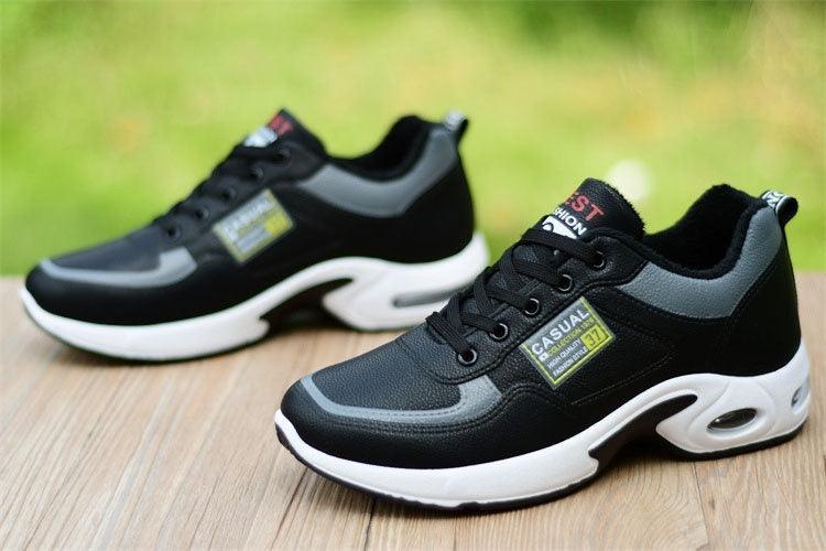 Waterproof Leather Shoes Casual Running