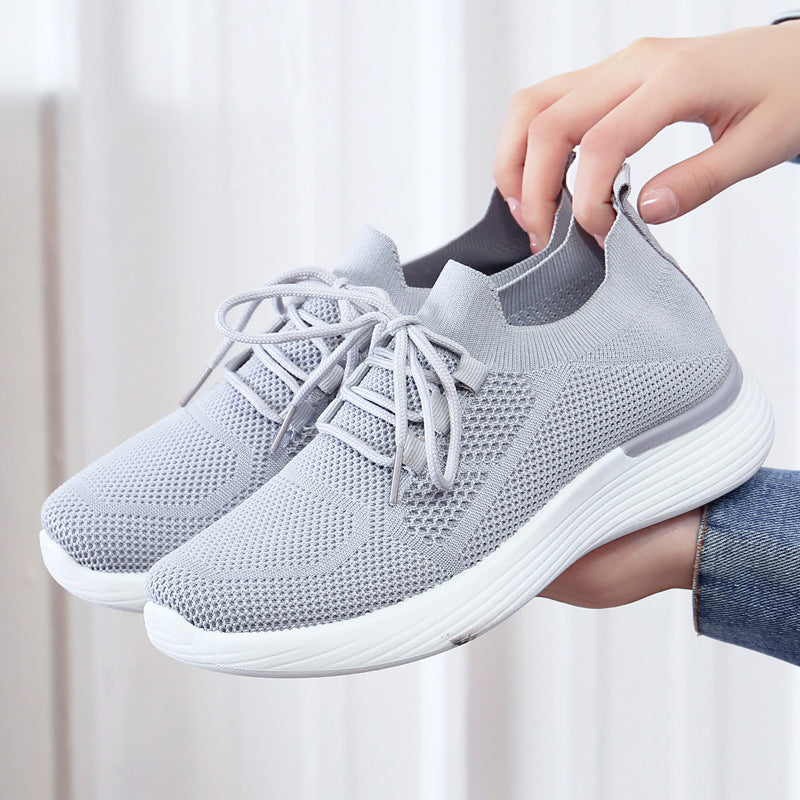 Sneaker Mesh Flying Breathable Comfortable Casual Shoes