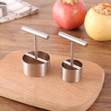 Stainless Steel Apples Rice Mold Stewed Rock Sugar Pear Large Core Puller Fruit Core Hole Digger Remover Kitchen Gadgets