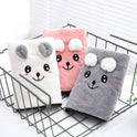 Coral Velvet Bath Towel Two-piece Towel Rabbit Ears Koala Bear Gift Box