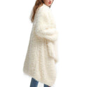 Fleece cardigan jacket