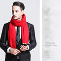 Faux Cashmere Scarf Solid Color Winter