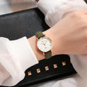 Simple Casual Belt Ladies Couple Quartz Watch